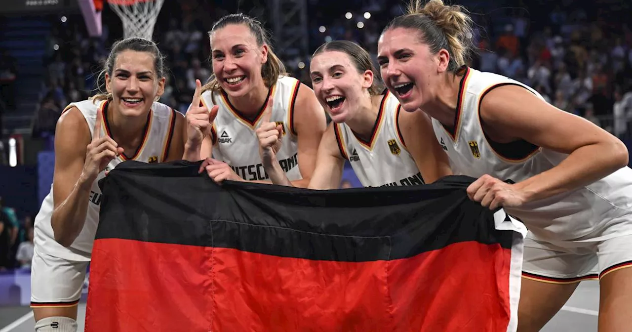 Olympische Spiele: 3x3-Damen holen Olympiasieg mit Edelfan Nowitzki