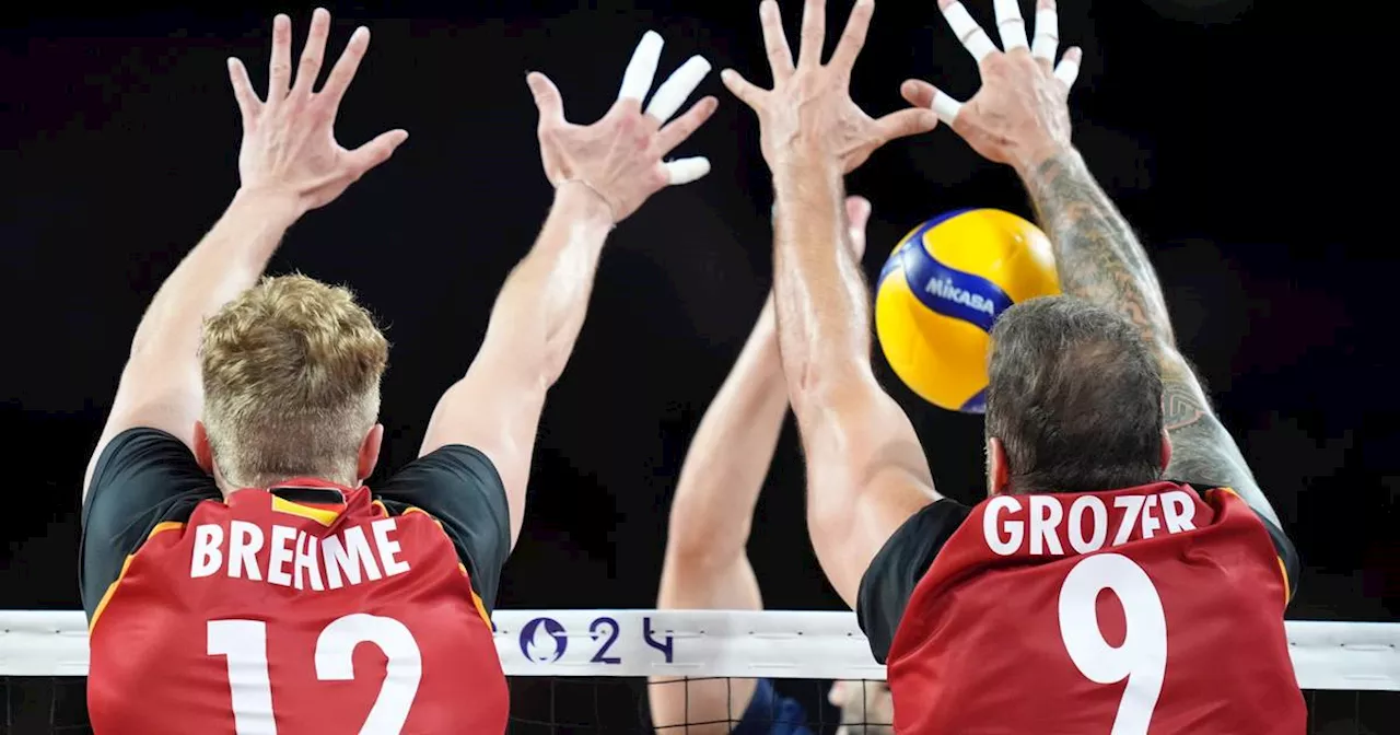 Olympische Spiele: Volleyballer scheitern an Frankreich nach Fünfsatz-Krimi