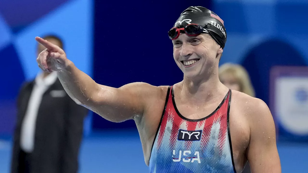 Katie Ledecky surprises viral superfan via FaceTime (VIDEO)