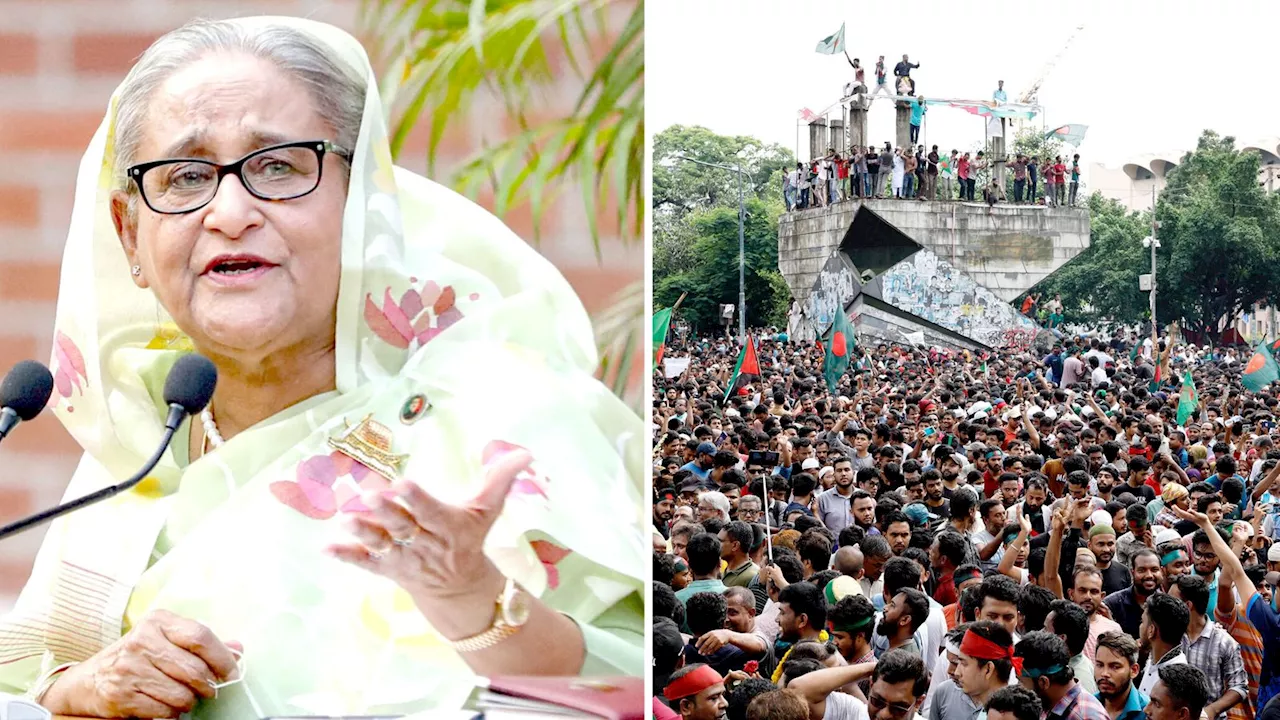 Bangladesh's prime minister flees country and resigns after deadly protest