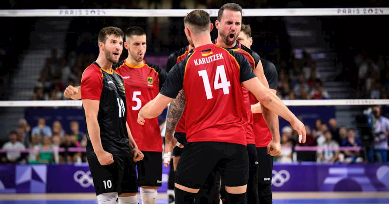 Olympia 2024: Volleyball-Viertelfinale zwischen Deutschland und Frankreich LIVE im TV, Stream und Ticker