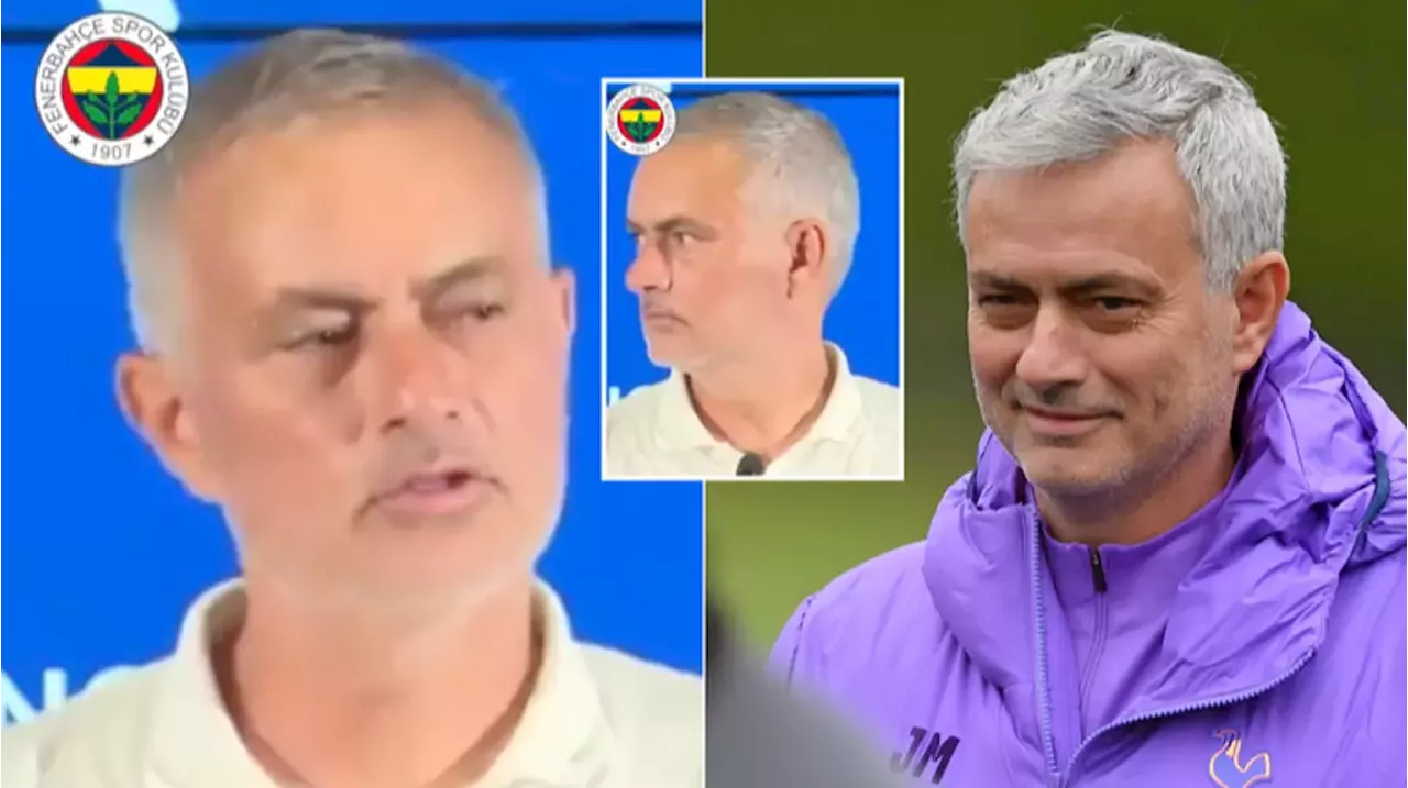 Jose Mourinho aims brutal dig at Tottenham during Fenerbahce press conference after defending proud record