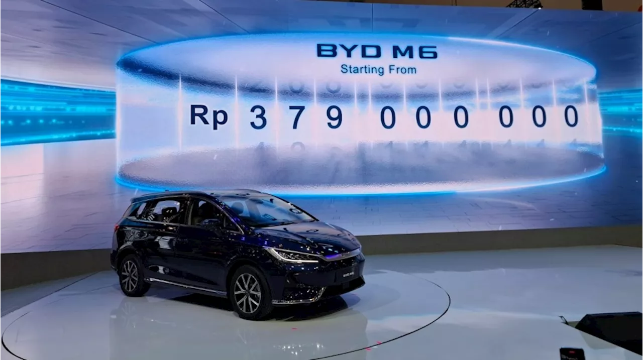 BYD M6 Terjual Ribuan Unit di GIIAS 2024, Debut MPV Listrik Pertama Indonesia Dinilai Sukses