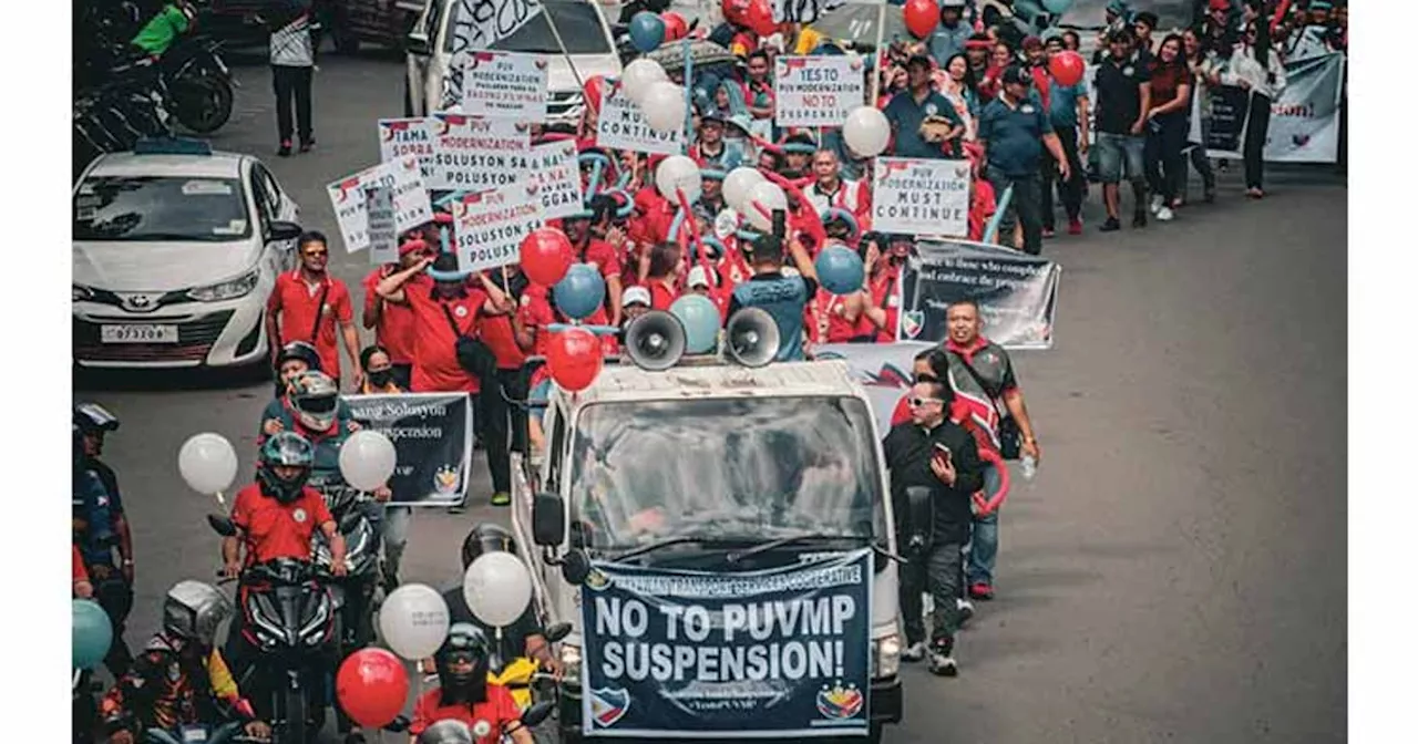 Mga grupo sa transportasyon sa Sugbo milusad og unity walk