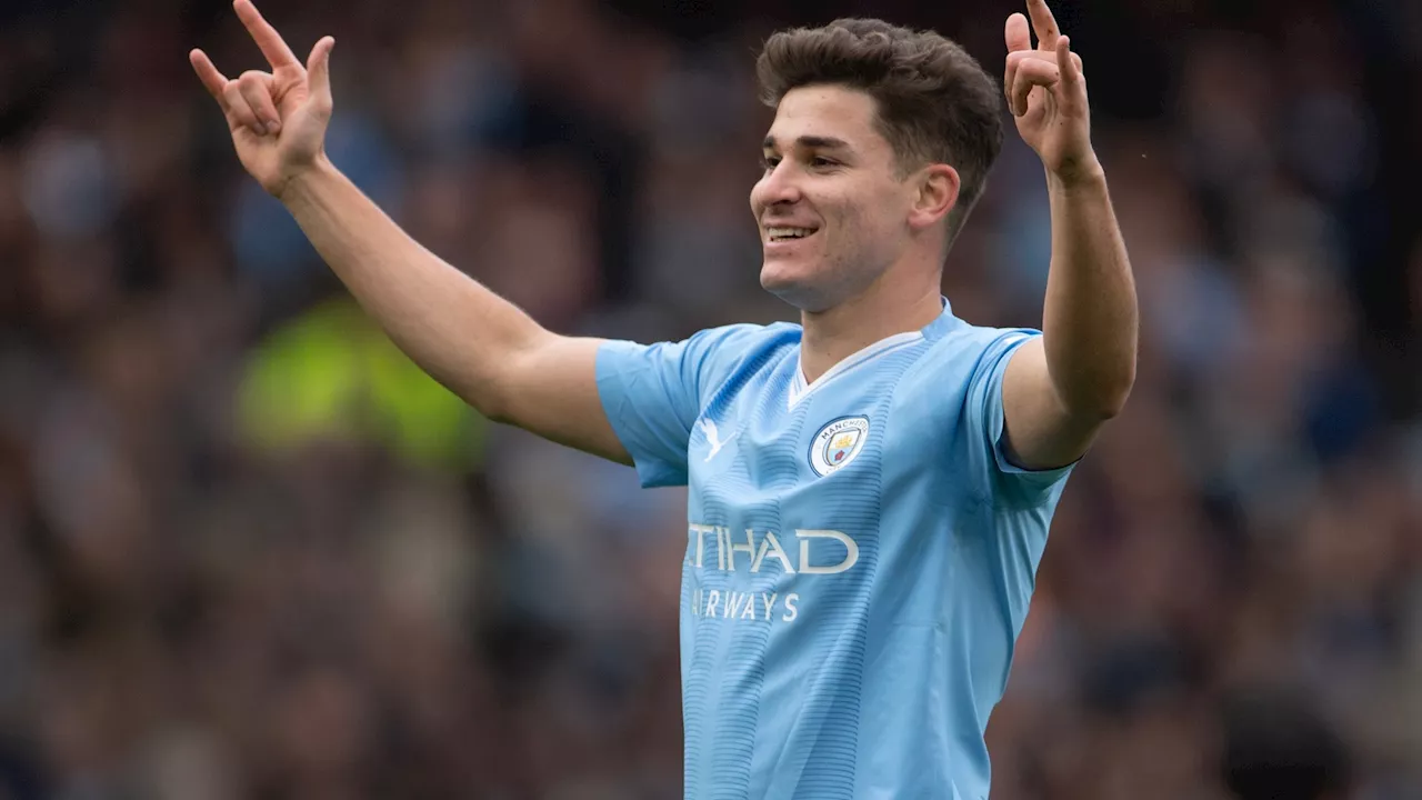 Arsenal show interest in Julian Alvarez with Man City braced for another raid by Mikel Arteta’s side...