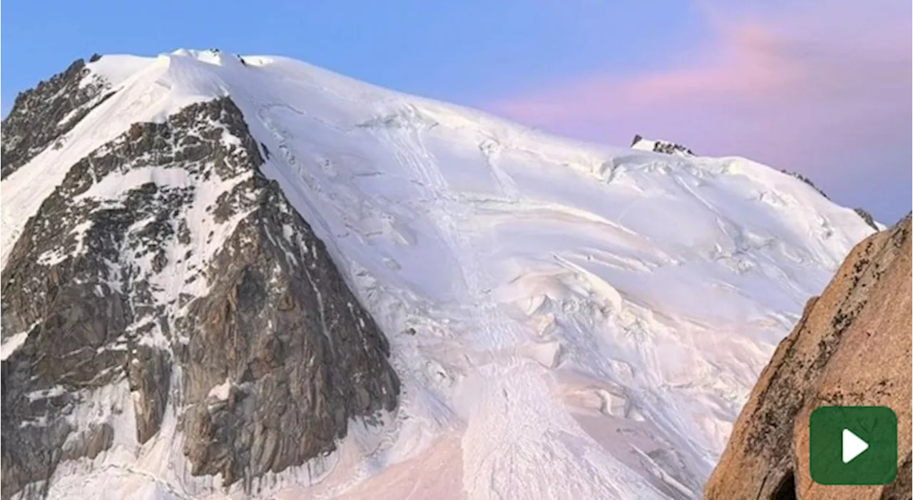 Crolla un seracco sul Monte Bianco, 1 morto e 4 feriti