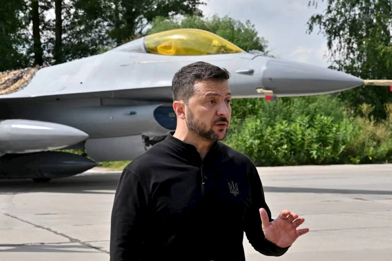 Kyiv gets first F-16 jets, but Zelenskyy seeks more