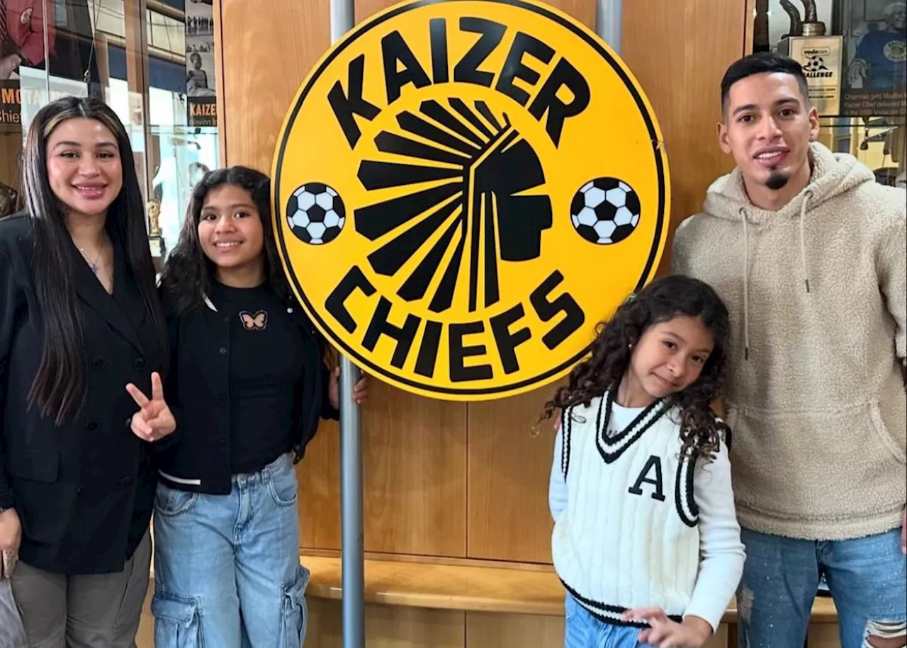 Picture: New Chiefs signing and his family at Naturena