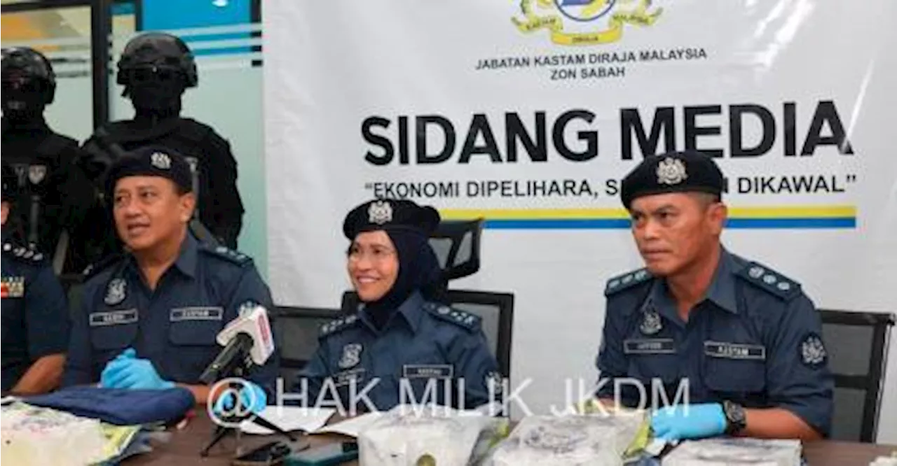 Kastam Sabah rampas dadah bernilai lebih RM600,000