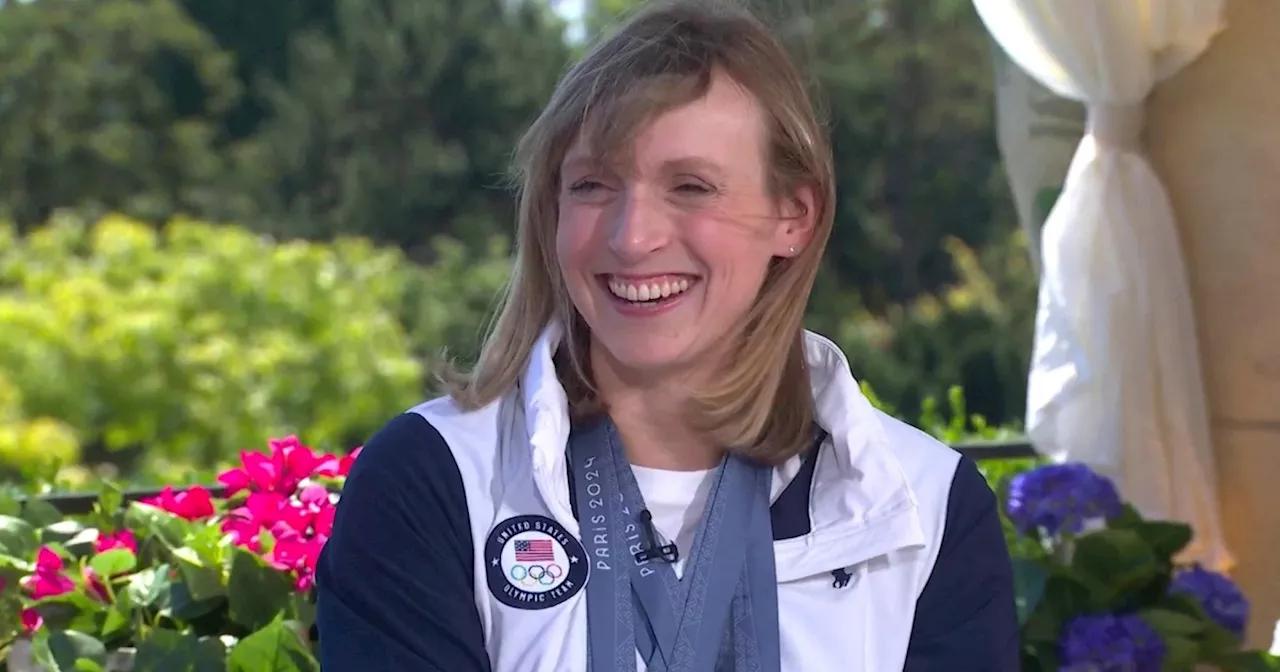 Katie Ledecky talks to TODAY about historic wins at 2024 Olympics