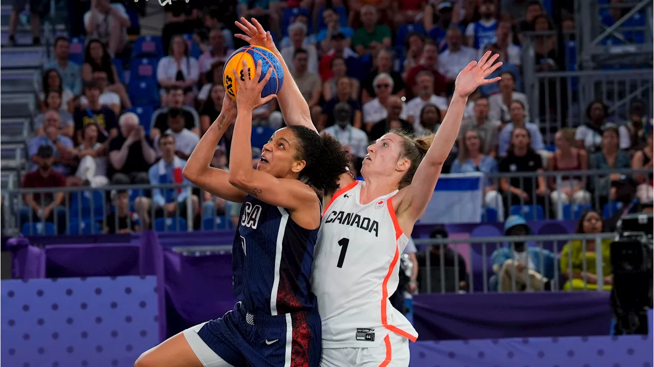 Canada falls to U.S. in 3x3 bronze medal game, leave Paris empty-handed