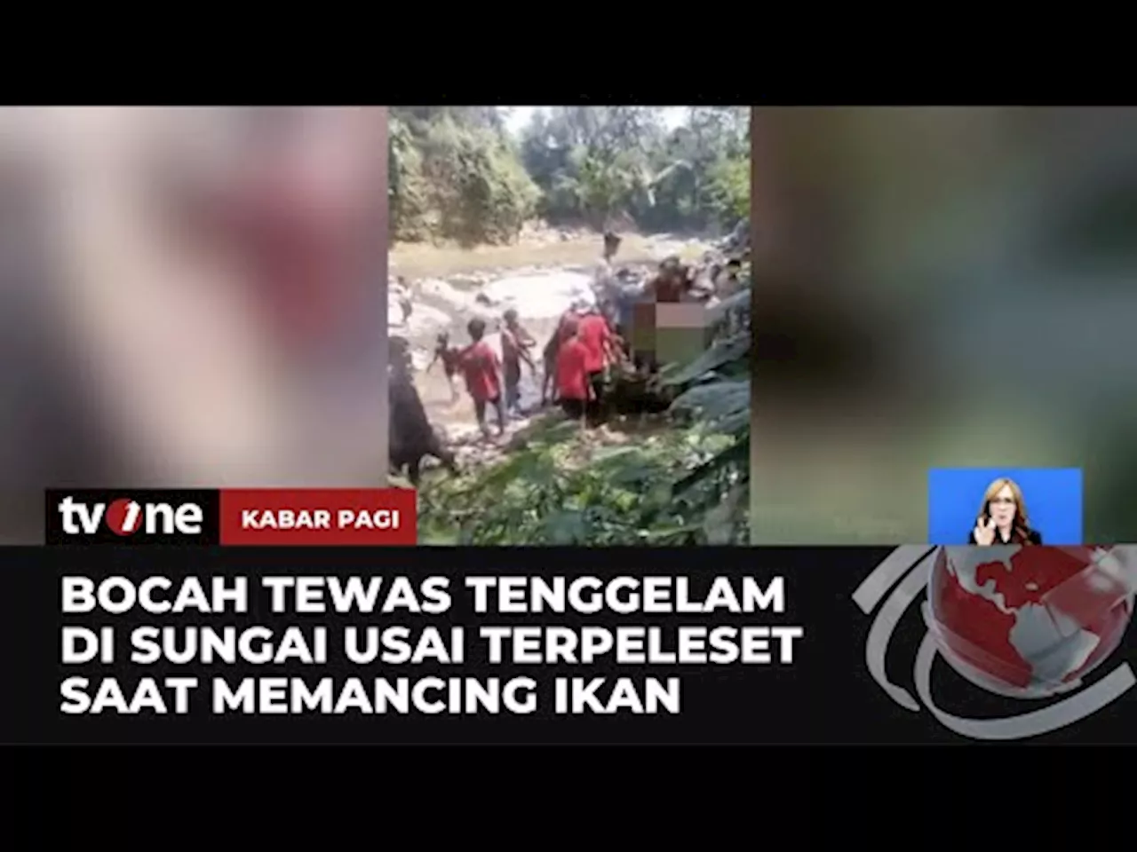 Terpeleset di Sungai saat Mancing Ikan, Bocah Tewas Tenggelam