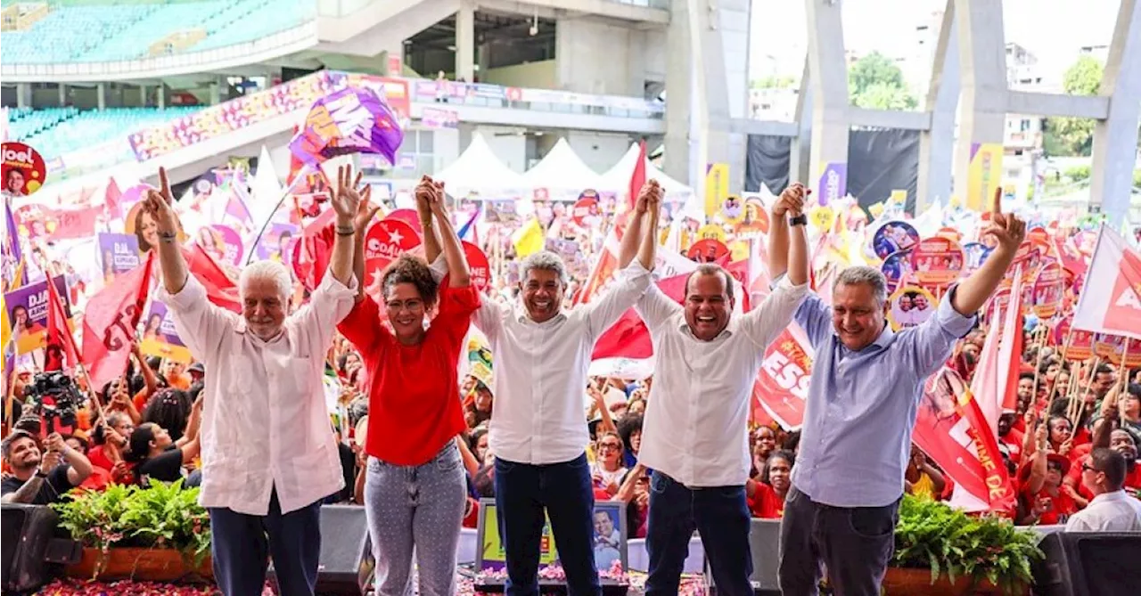 Candidato do petismo mostra força política na difícil missão em Salvador