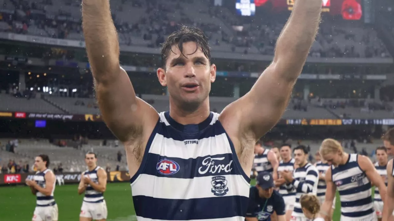 Geelong premiership hero Tom Hawkins to retire at the end of 2024 AFL season