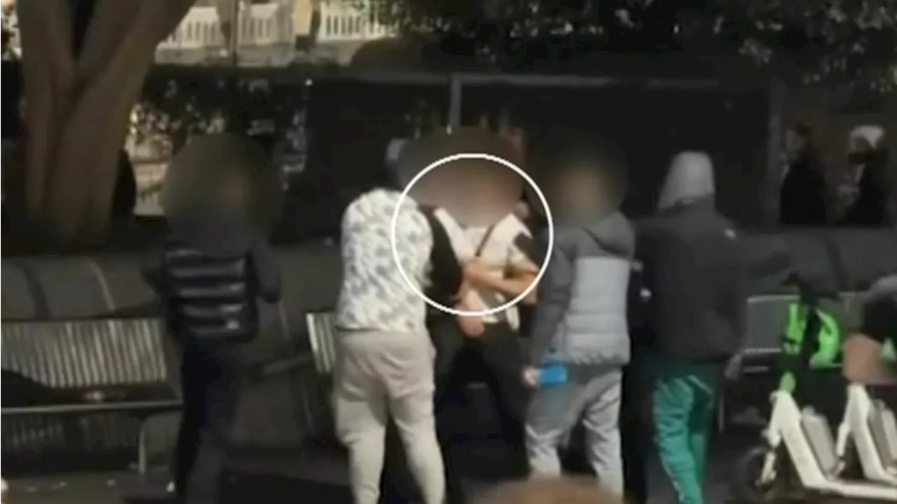 Knife held to boy’s throat during wild brawl between rival gangs in Southbank, Melbourne