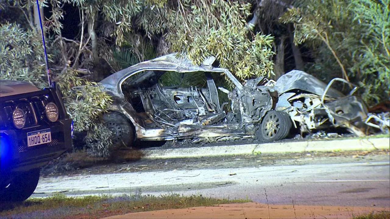 Man, 21, killed as car veers off road and hits tree in Wattle Grove, Perth