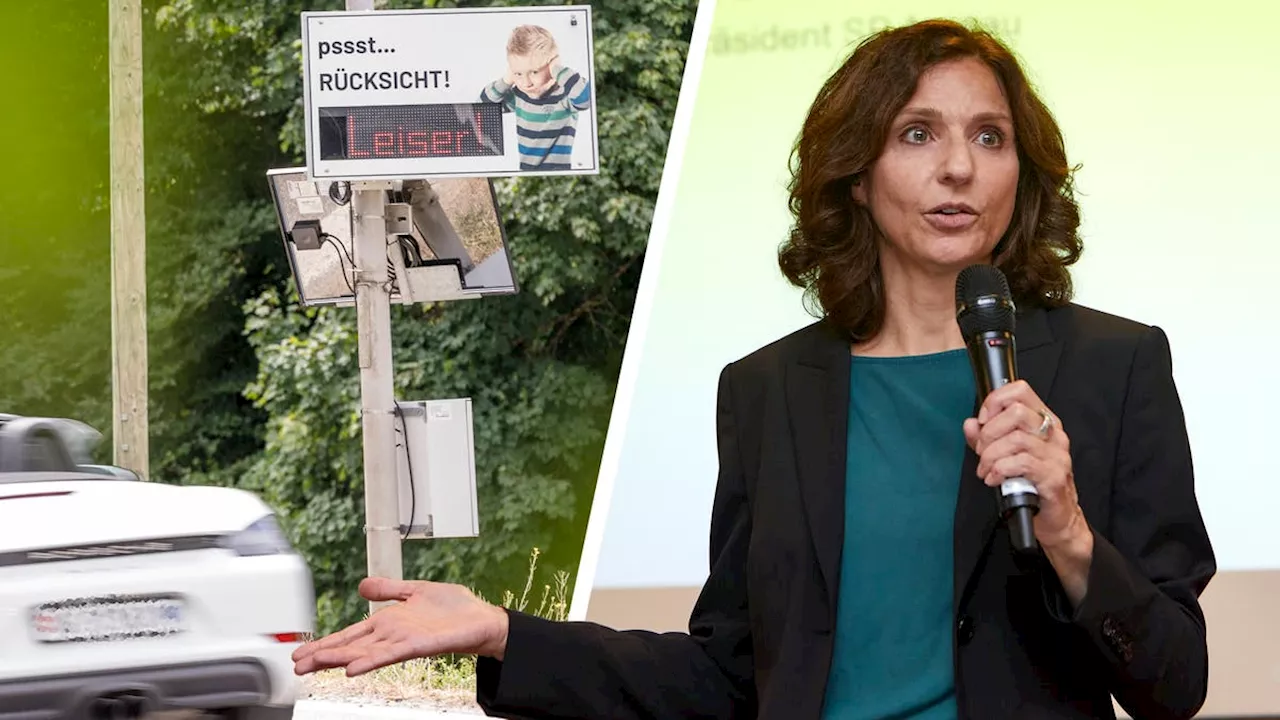 «Schluss mit Lärmexzessen»: Gabriela Suter weibelt für Lärmblitzer – Unterschriften für Petition beisammen