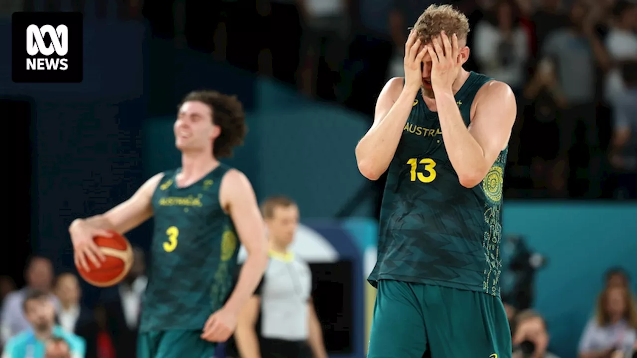 Boomers knocked out of Paris Olympics in overtime loss to Serbia in basketball quarterfinals