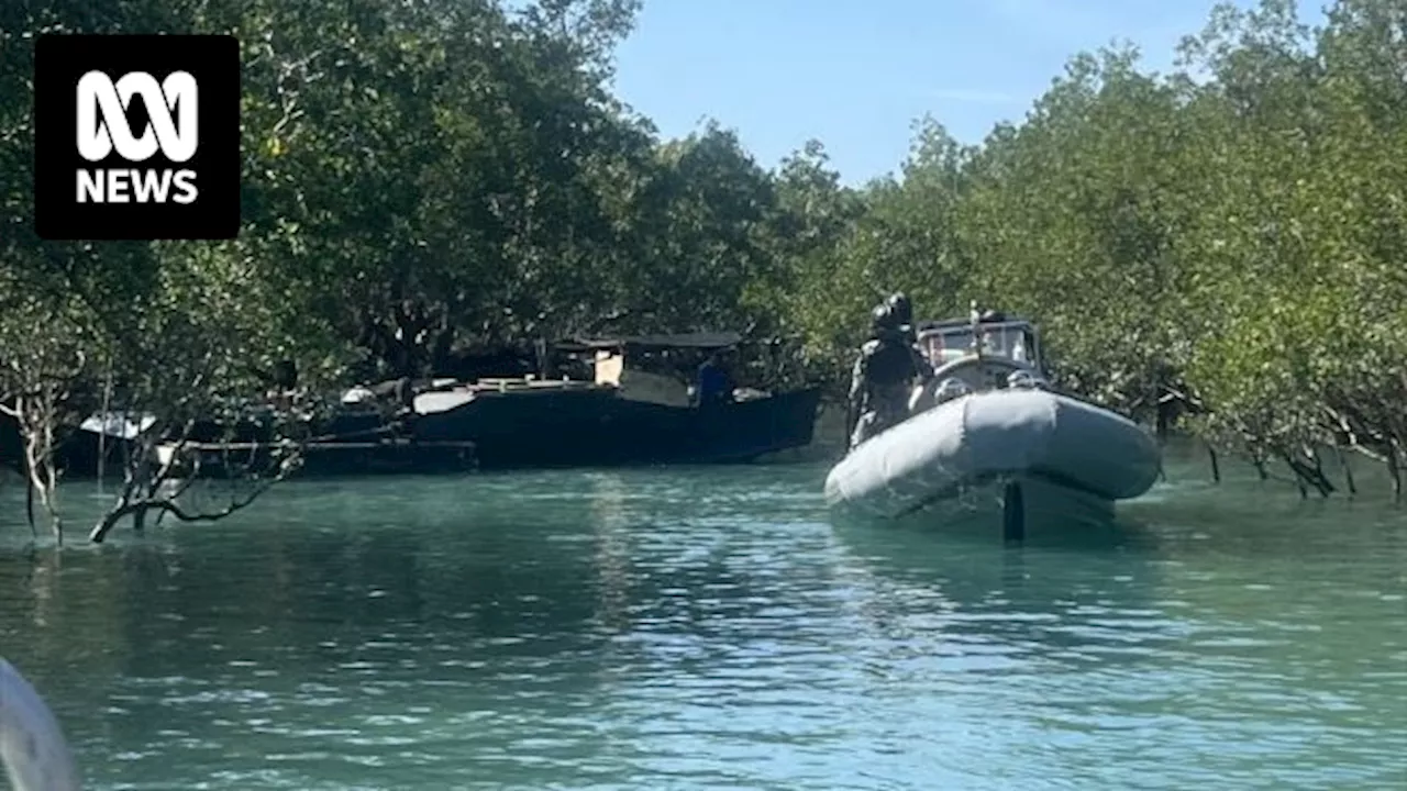 Five boats intercepted by border protection officials at Kuri Bay in Western Australia's remote north