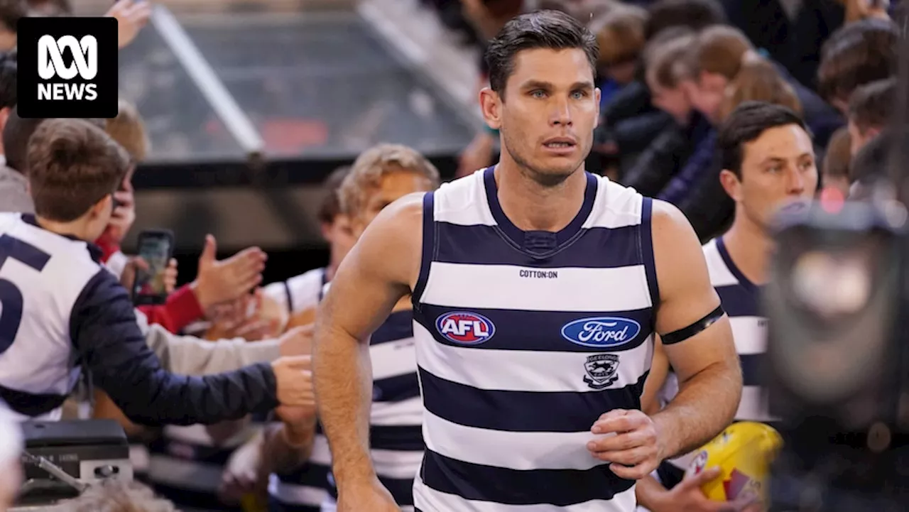 Geelong AFL games-record holder Tom Hawkins to retire at season's end