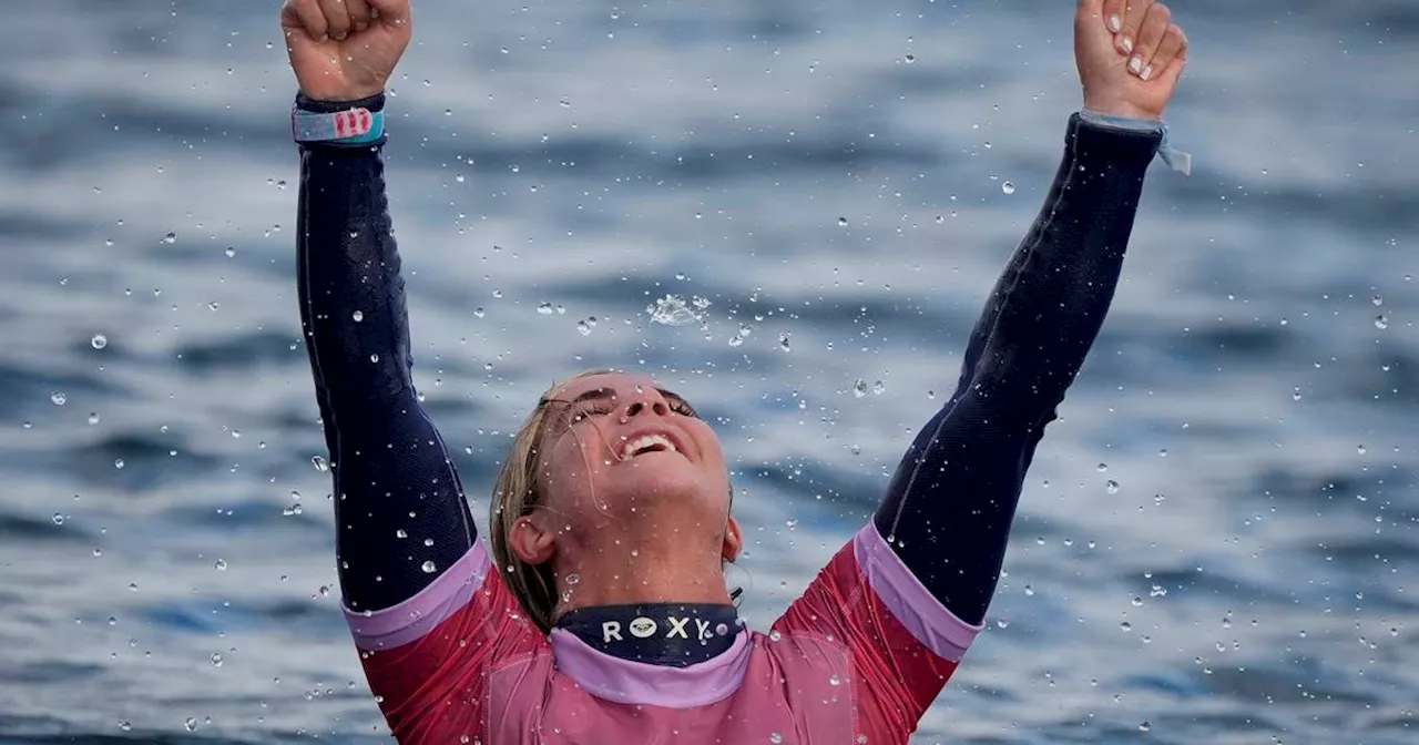 Caroline Marks of U.S. and French Polynesian Kauli Vaast win surfing gold in Olympics