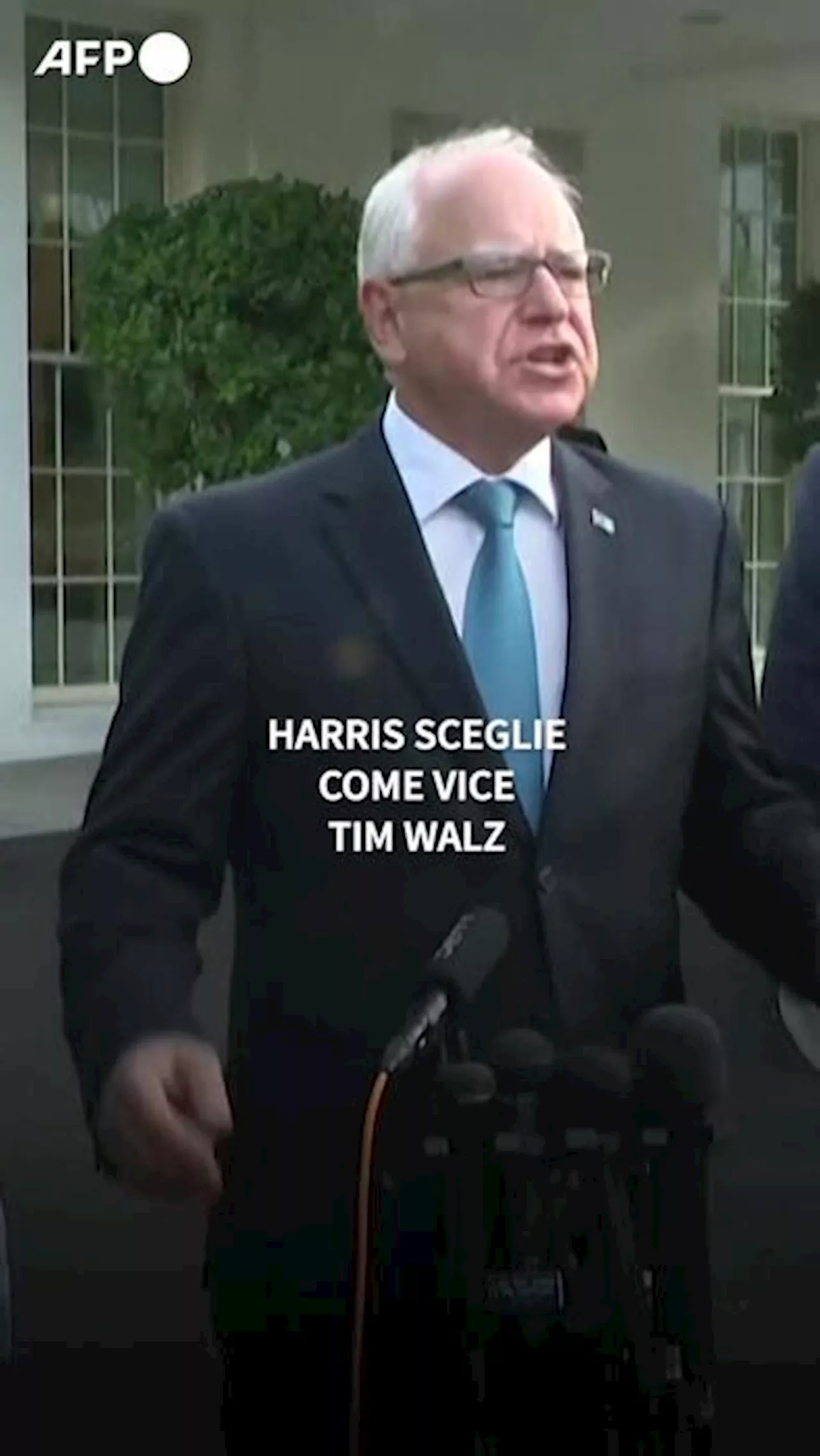 Harris sceglie come vice Tim Walz