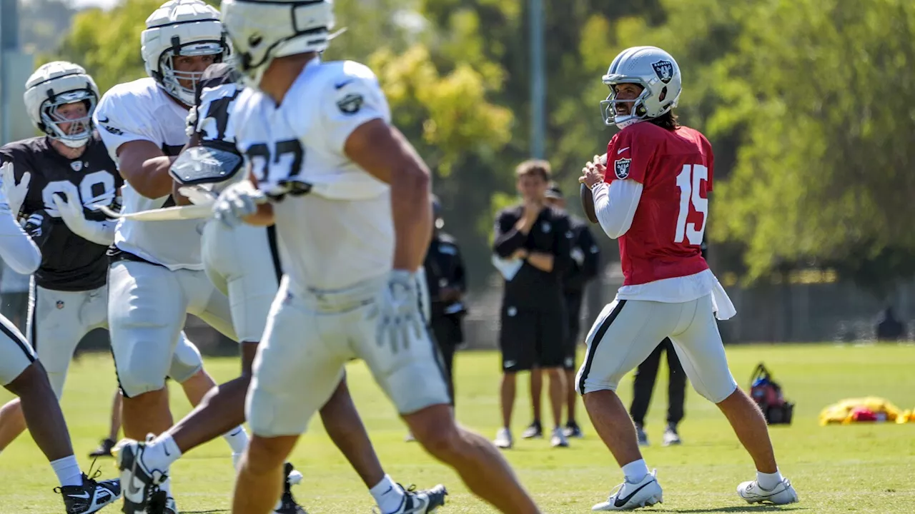 Raiders QB competition is tight entering preseason game at Minnesota