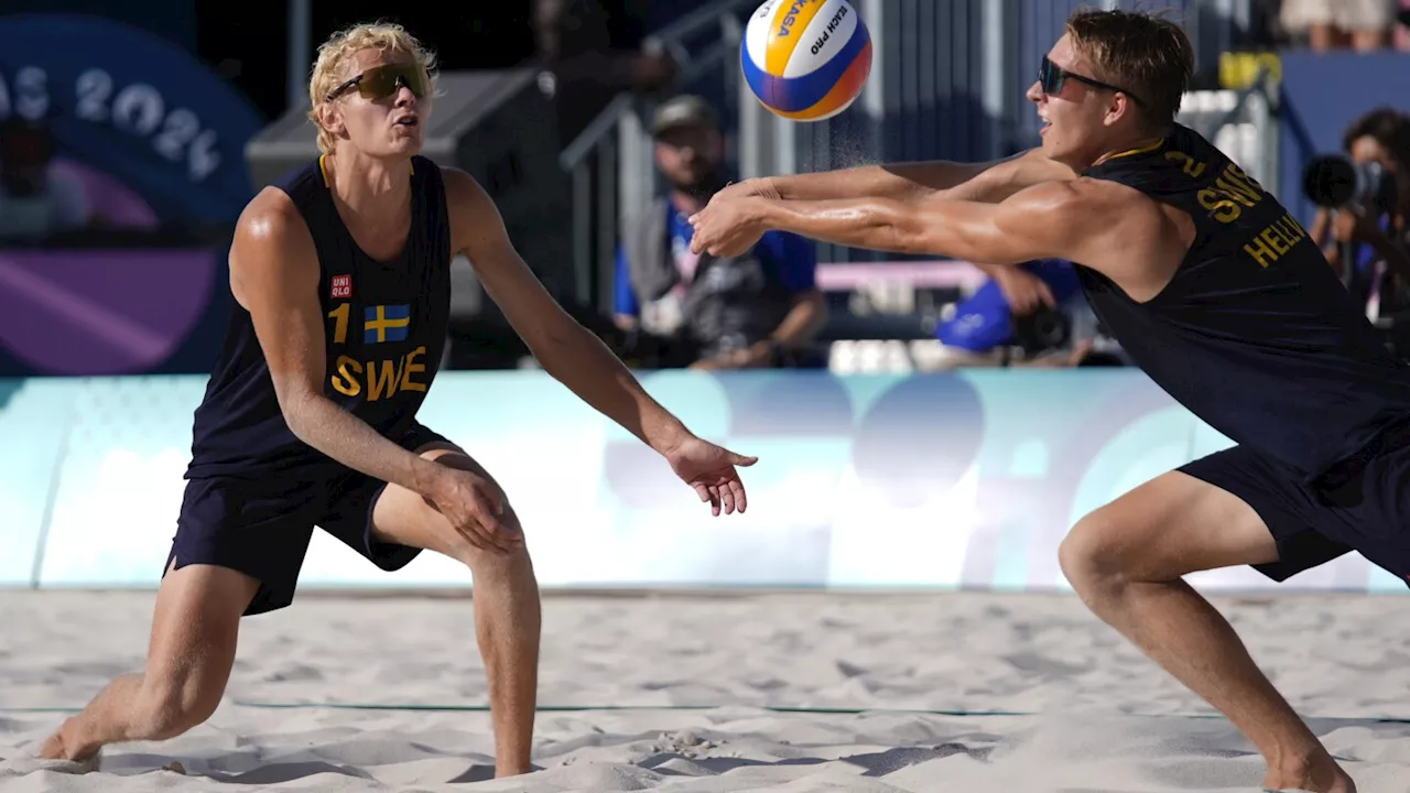 Sweden and Germany advance to Olympic men's beach volleyball semifinals