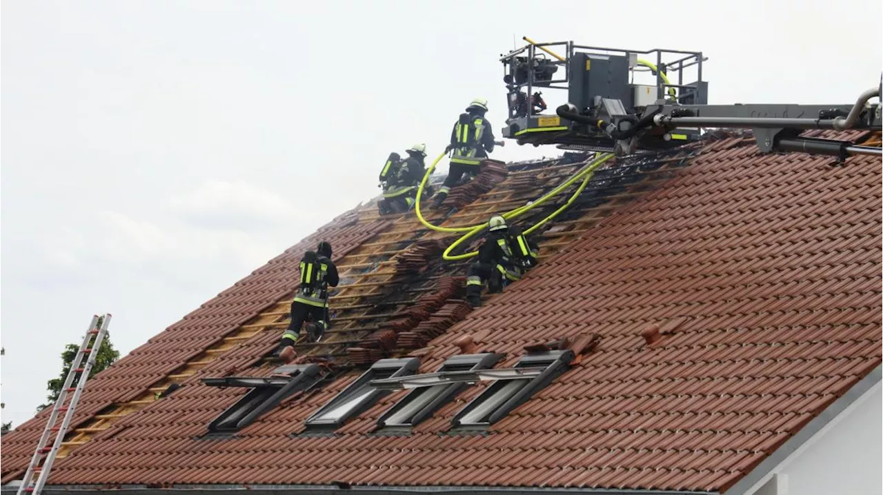 Schwere Brandstiftung: Zwei Hausbewohner sind in Untersuchungshaft