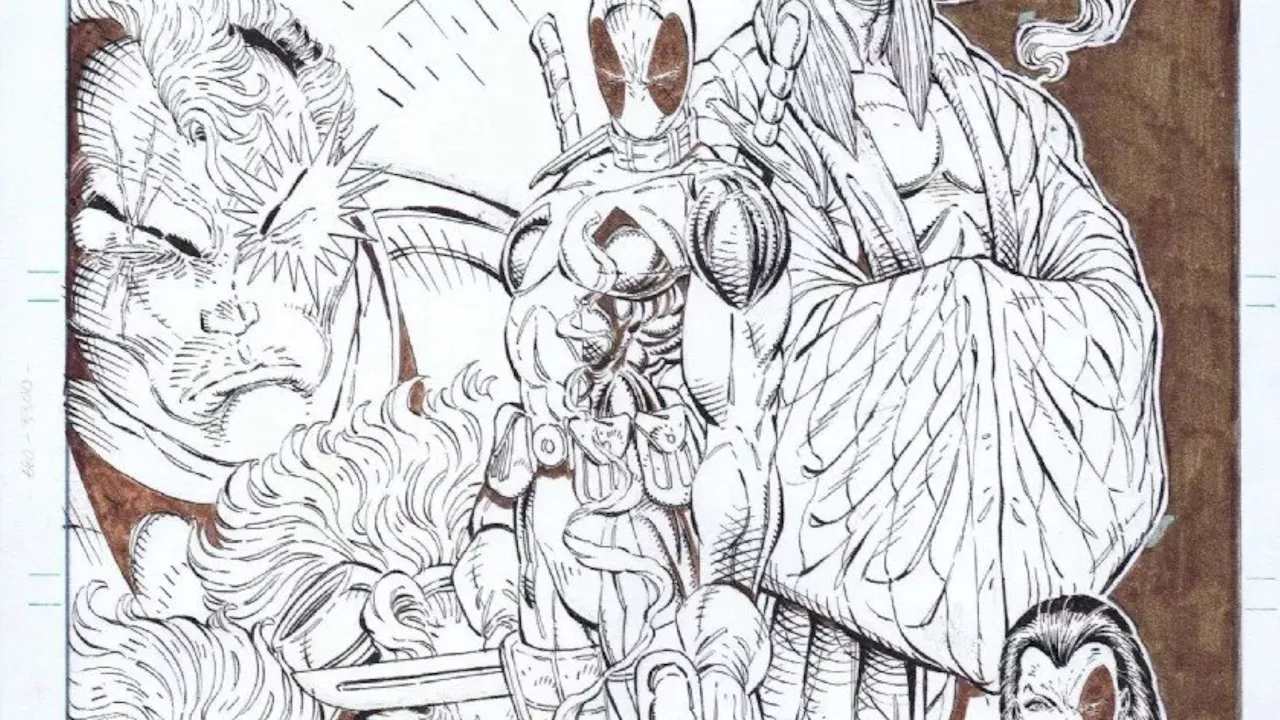 First Deadpool Appearance Original Art On Sale For $7.5 Million