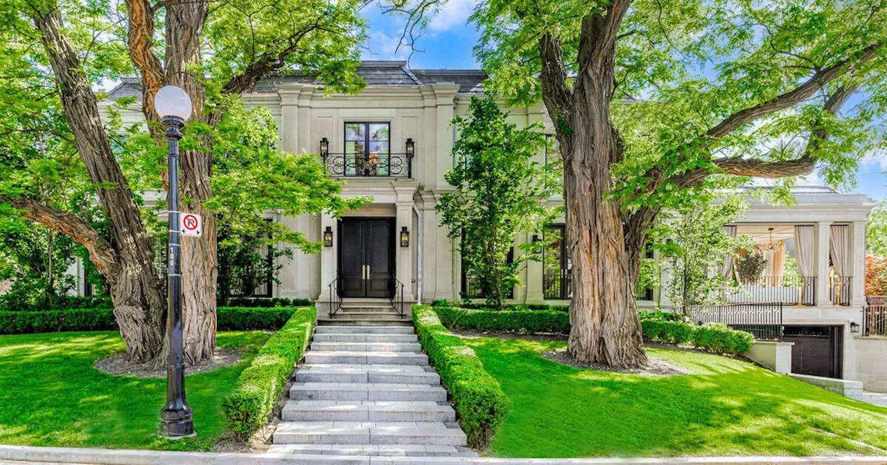 This opulent $11 million Toronto mansion has an entire room lined with velvet