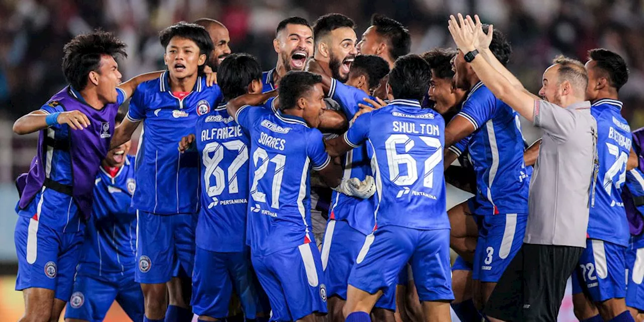 Juarai Piala Presiden 2024, Arema FC Pede Ikut Bursa Calon Juara BRI Liga 1 2024/2025