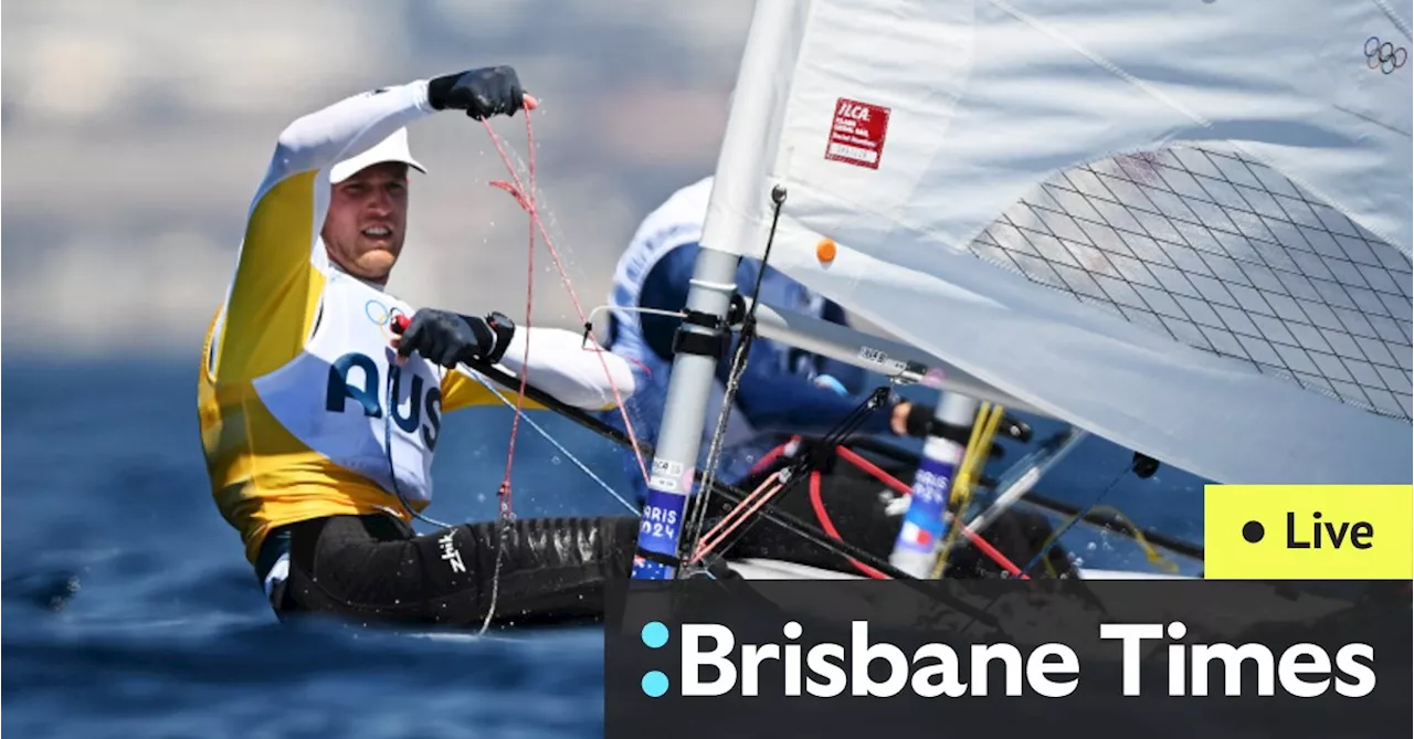  Aussies Matt Wearn, Zoe Thomson in dinghy medal races; basketball, water polo quarters and cycling finals