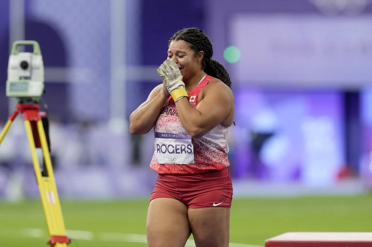 Canada's Camryn Rogers wins gold in women's hammer throw