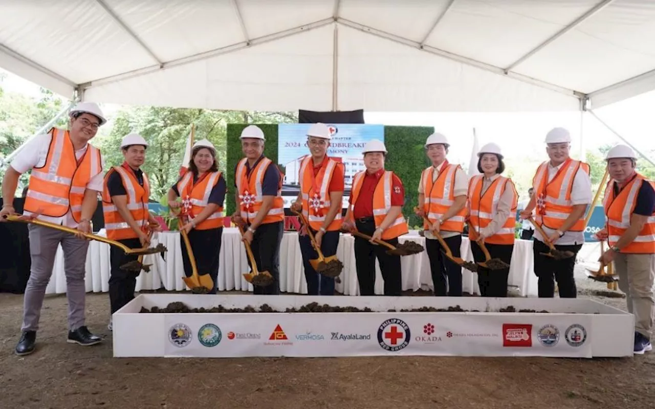 Okada Foundation joins groundbreaking of new PHL Red Cross Cavite Chapter HQ