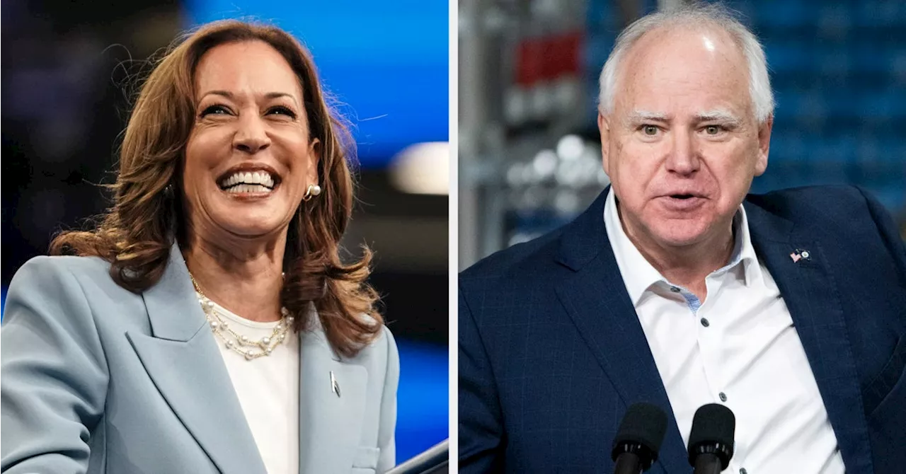 Tim Walz Is Kamala Harris's Vice President Pick: Report