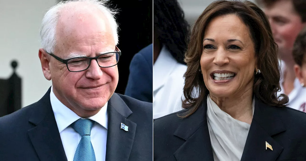 Kamala Harris picks Tim Walz as VP running mate for 2024 election