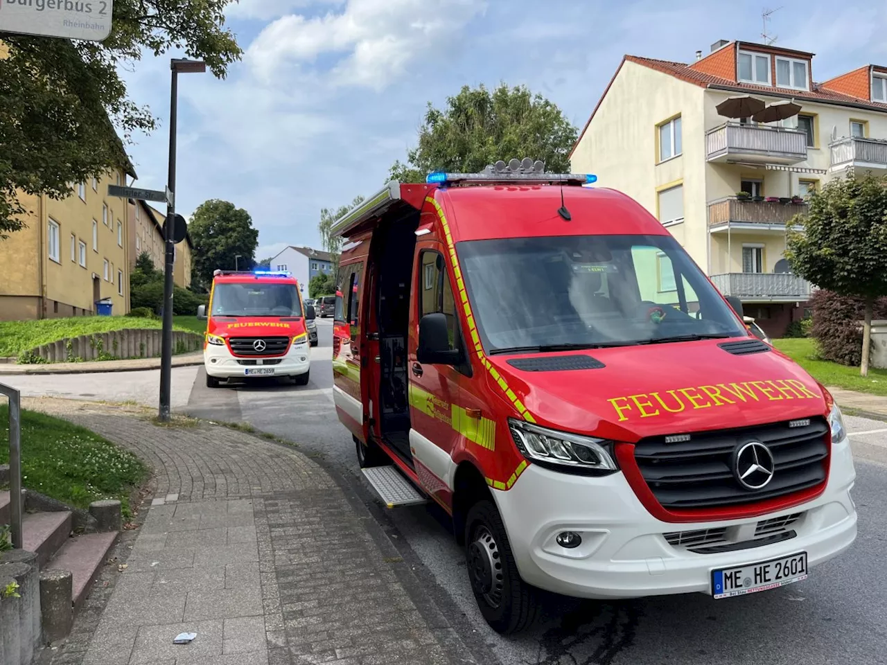 Feuerwehr rettet mehrere Tiere bei Wohnungsbrand