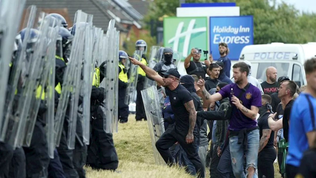 ‘They tried to kill people:’ Rotherham residents despair after riot at hotel housing asylum seekers