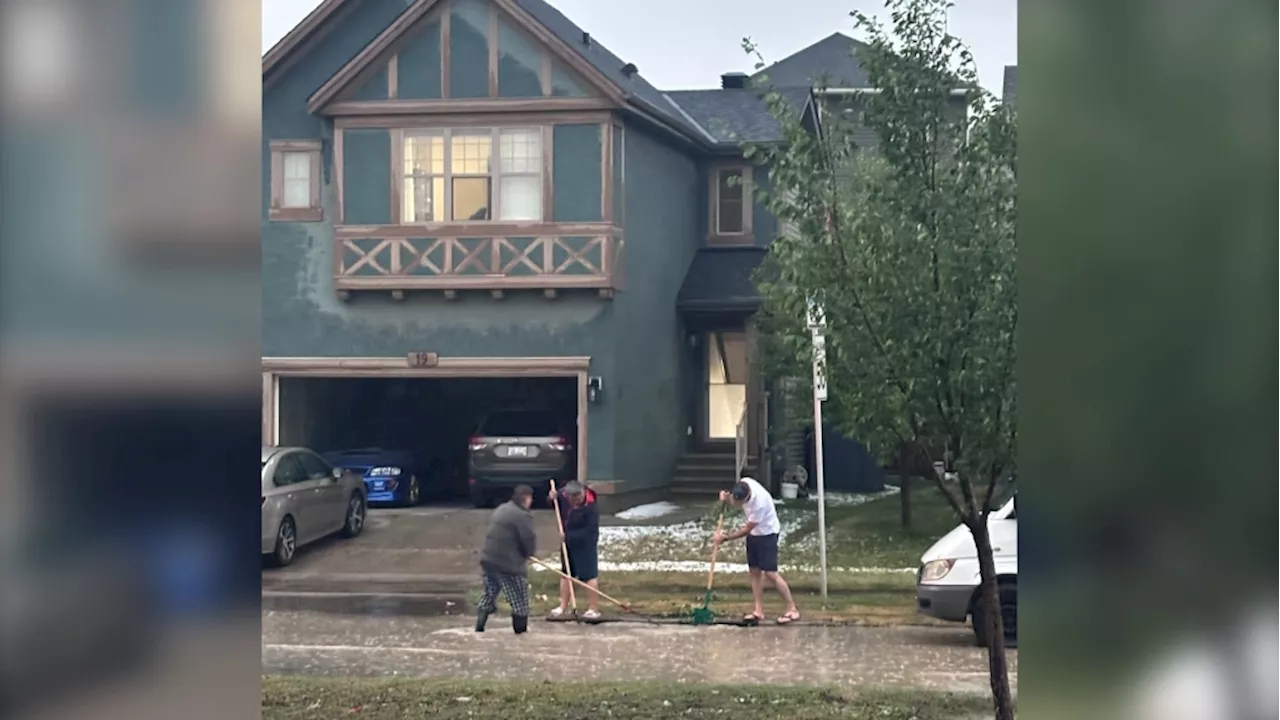 'The roof was getting pummelled': Calgary hail storm causes widespread damage to homes, cars