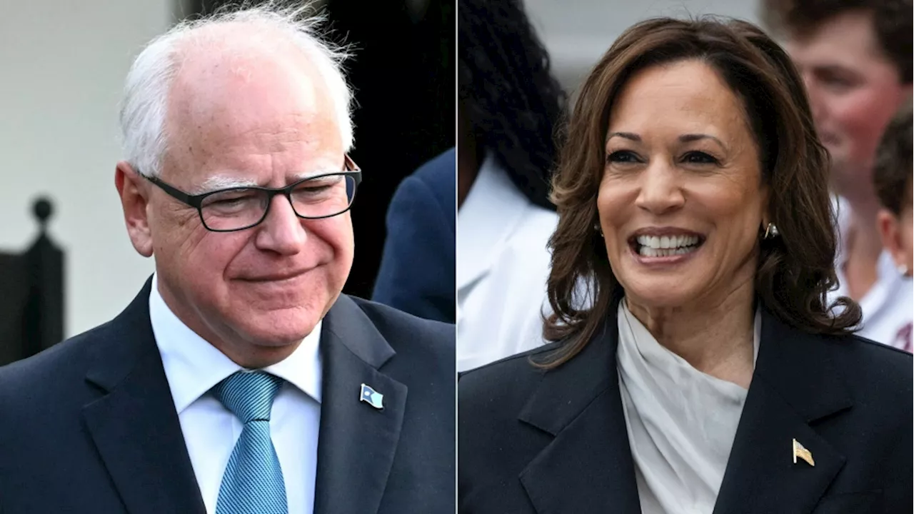 Harris selects Minnesota Gov. Tim Walz as running mate, aiming to add Midwest muscle to ticket