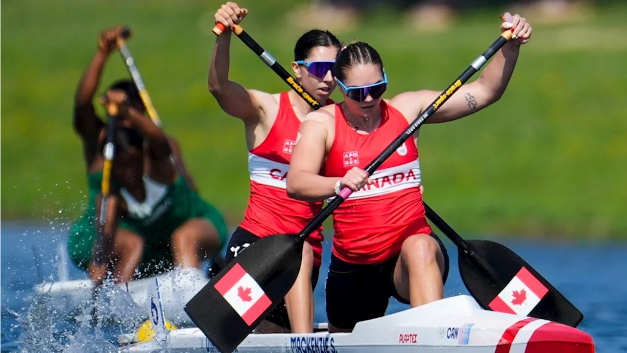 Sprint canoeists Mackenzie and Vincent set Olympic record as they sail into semifinal
