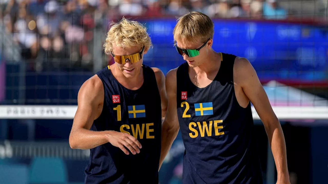 Beachvolleyparet Åhman/Hellvig är klart för OS-semifinal