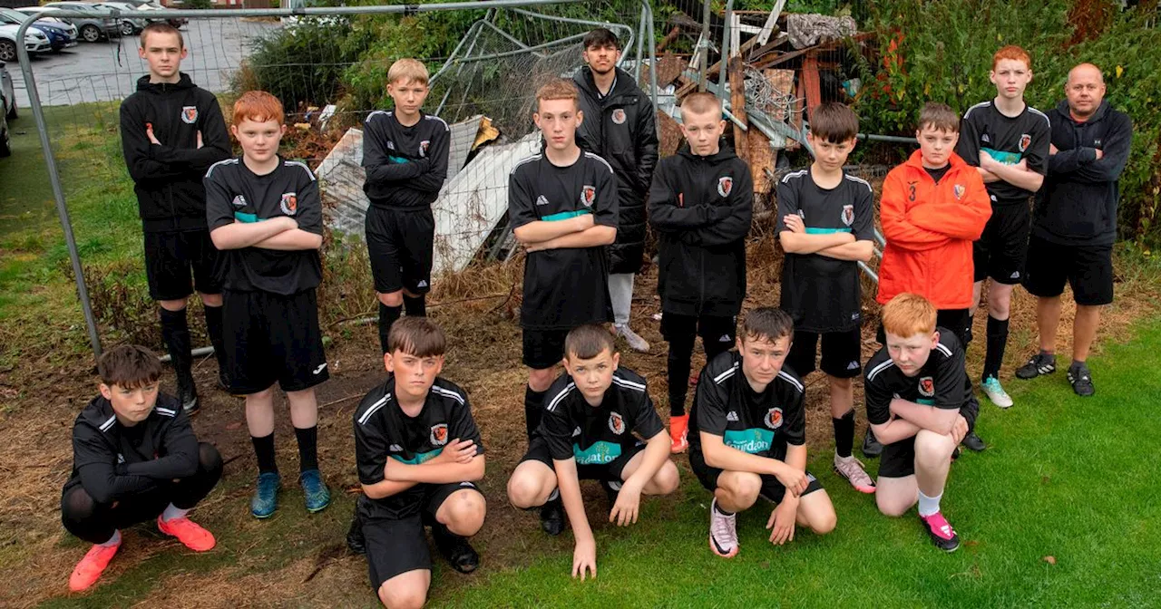 Irvine youth football team launch fundraiser after vandals start fire at ground