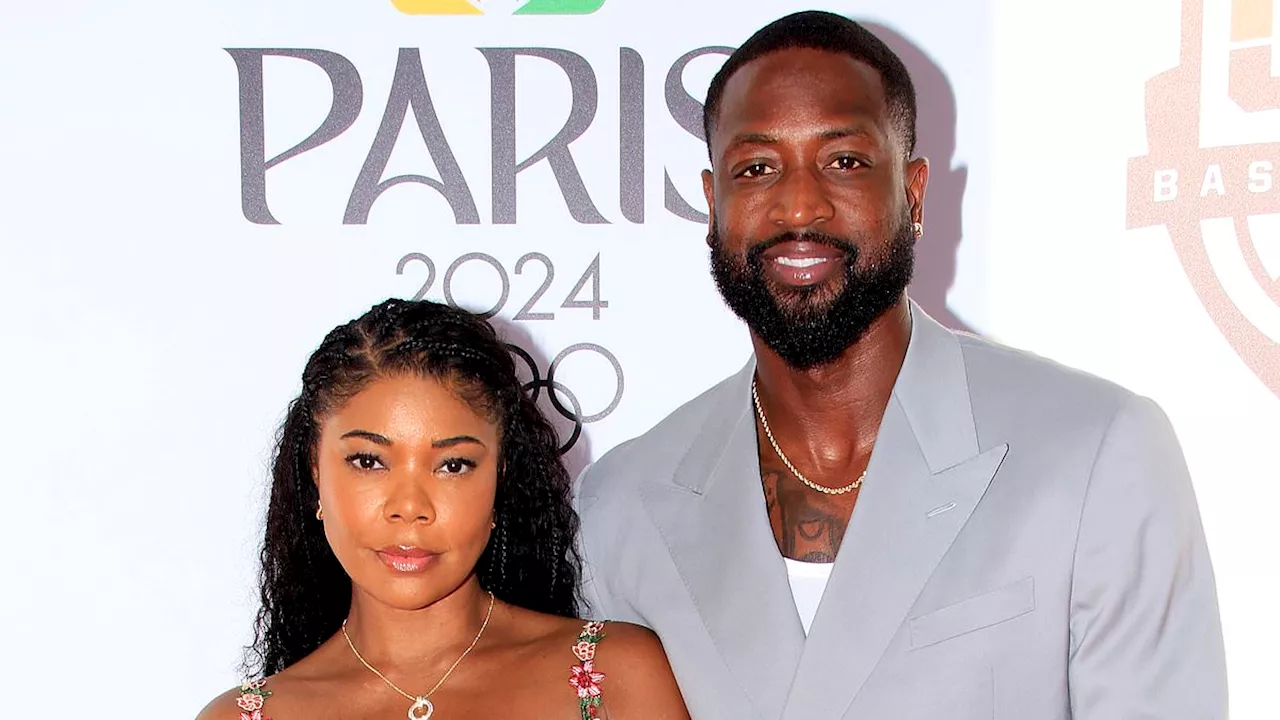 Gabrielle Union stuns in silk slip dress alongside husband Dwyane Wade as they lead stars at the...