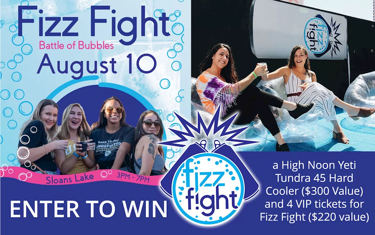 Enter to Win a High Noon Yeti Tundra 45 Hard Cooler and Four VIP tickets for Fizz Fight!