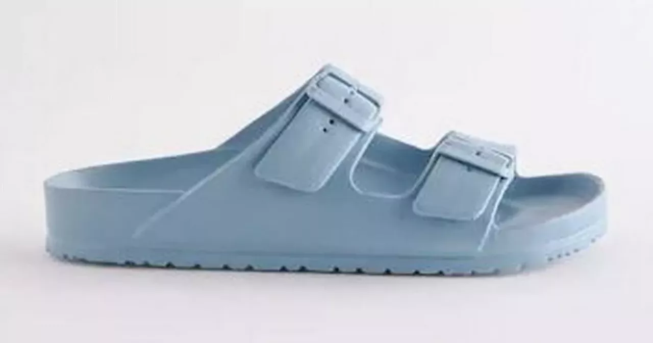 The 'very comfortable' £18 NEXT sandals compared to Birkenstocks