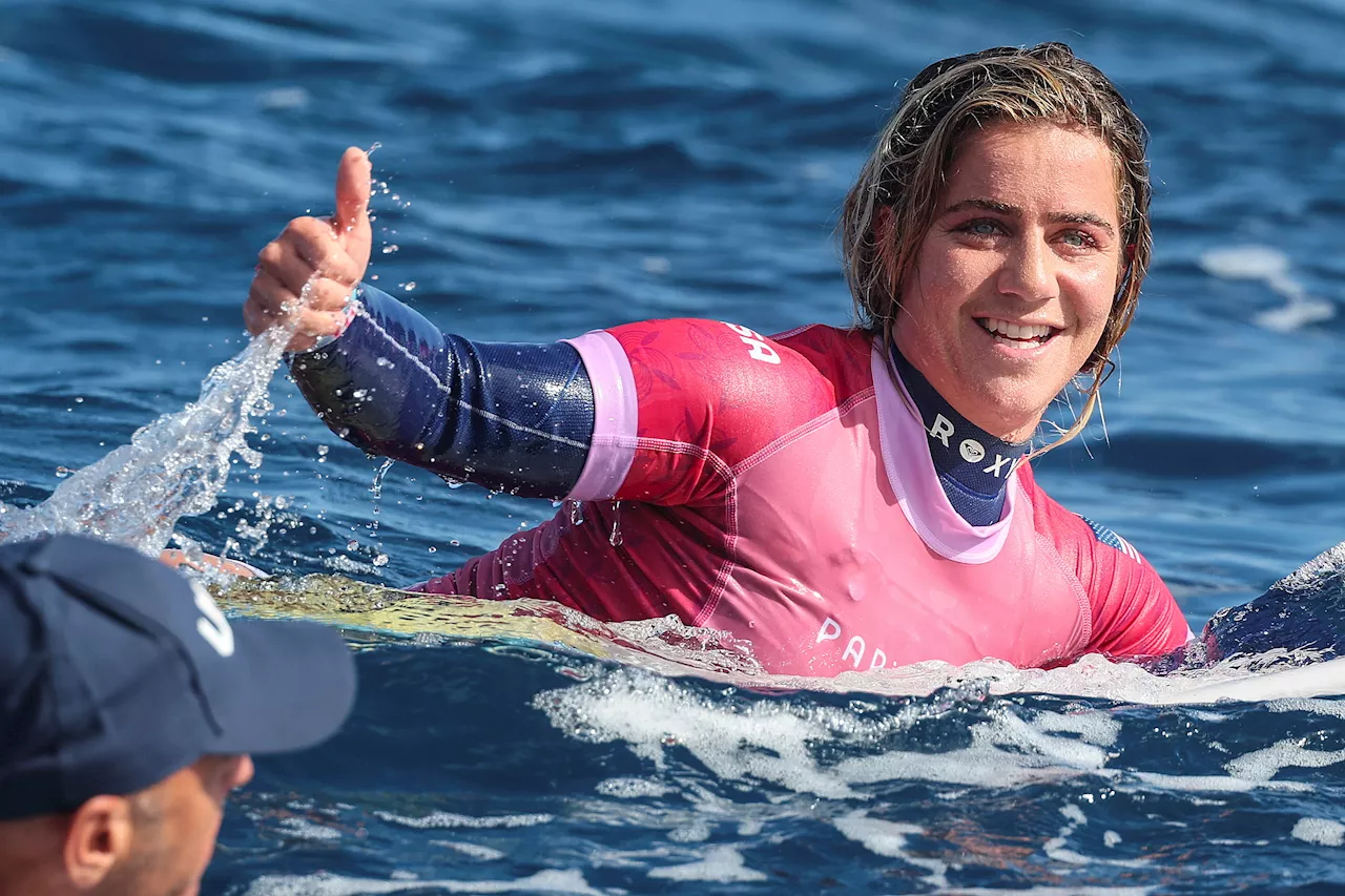 La estadounidense Caroline Marks, reina del surf en los Juegos