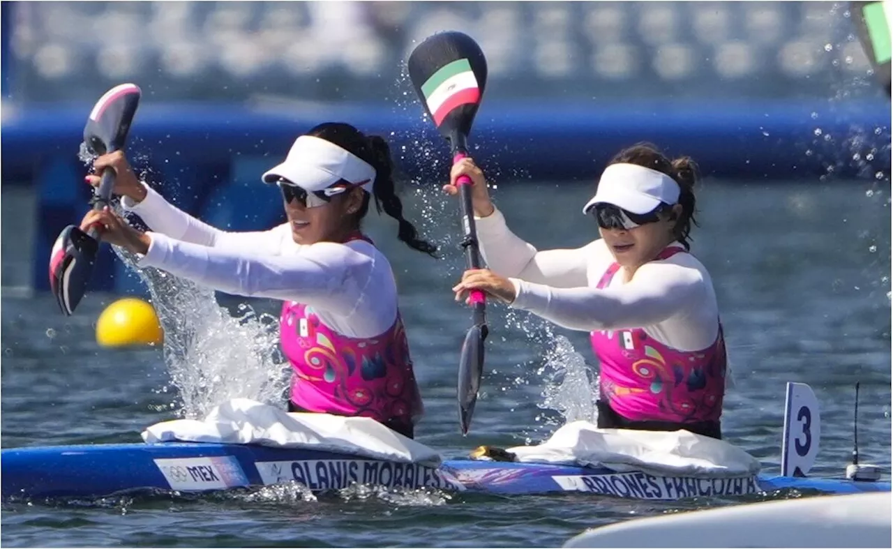 Las mexicanas Beatriz Briones y Karina Alanís avanza a cuartos de final del Canotaje de Velocidad