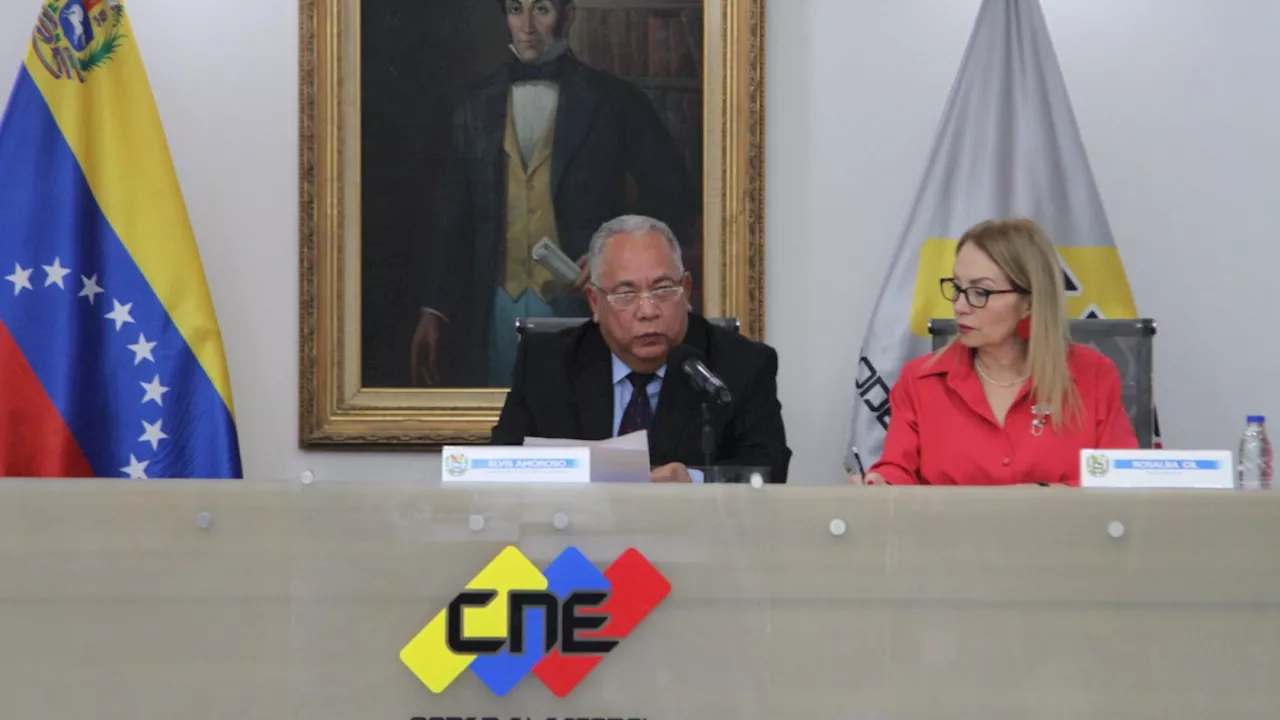 Jefe del CNE en Venezuela entregó actas de elecciones al Tribunal Supremo